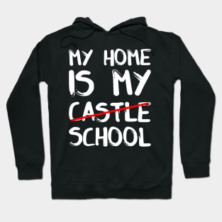 My home is my castle school Hoodie